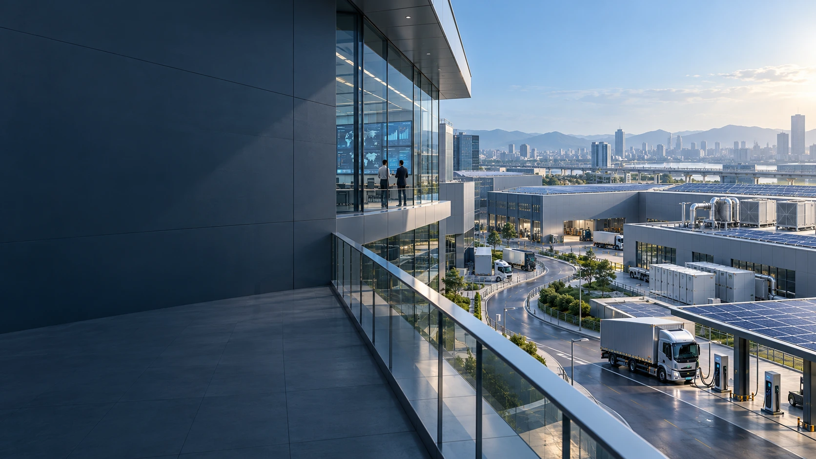 产业园区、清洁能源与物流设施的品牌场景视觉